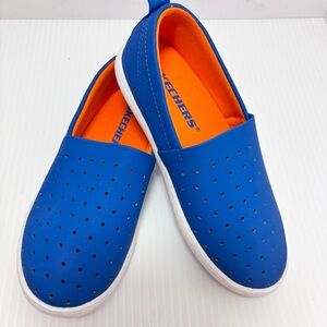 Skechers Slip on lightweight Blue kid Shoes Size US 13
